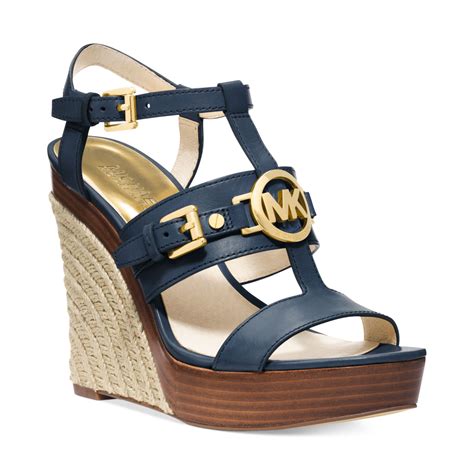 navy blue michael kors shoes|michael kors navy blue shoes.